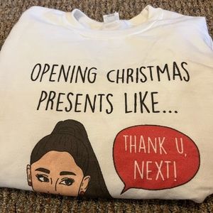 ariana grande christmas crewneck